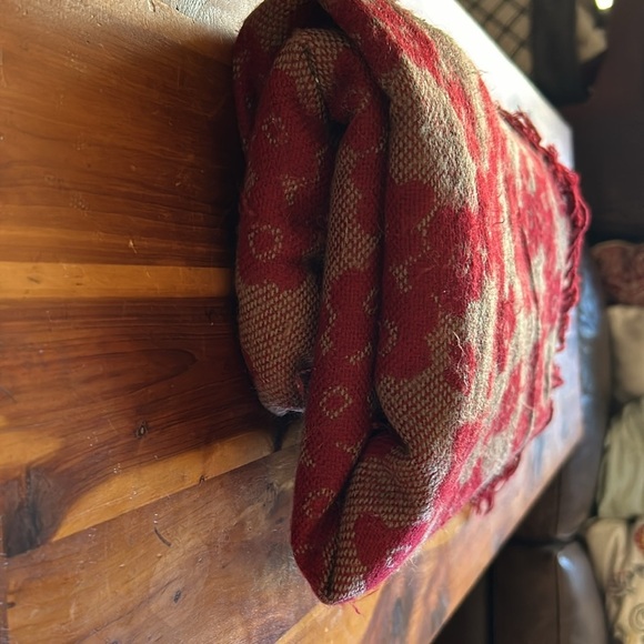 IKEA MYRULL Throw, red floral , 51"x67" - Picture 12 of 12